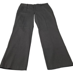 Lauren Ralph Lauren Catlin Womens Pants Gray Size 12 Cotton Blend Stretch Pocket